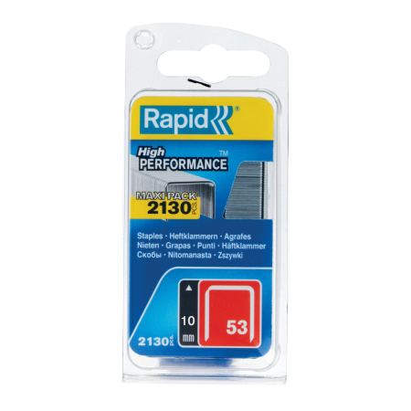 Rapid 5000743, set de 2130 de capse din sarma fina galvanizata No. 53, 10 mm [1]