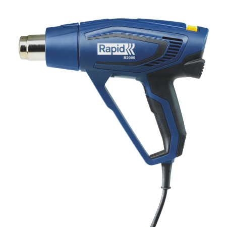 Rapid 5001352, Pistol cu aer cald R2000, 2000 W, 3 trepte temperatura si debit, 250 - 500 l/min, 60-600 °C, + geanta [1]