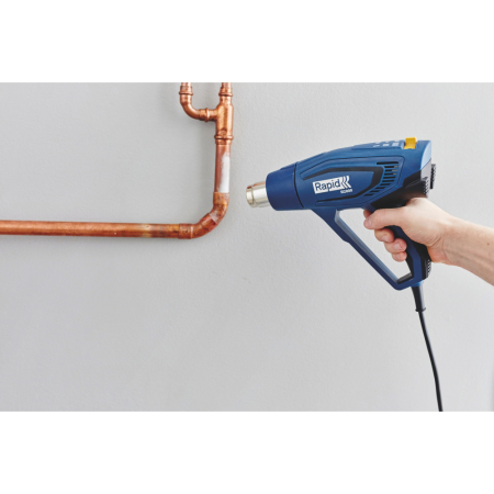 Rapid 5001352, Pistol cu aer cald R2000, 2000 W, 3 trepte temperatura si debit, 250 - 500 l/min, 60-600 °C, + geanta [6]
