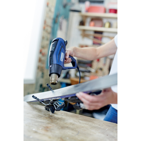 Rapid 5001448, Pistol cu aer cald R2200-LCD, 2200 W, LED, LCD, 3 trepte temperatura si debit, 250 - 500 l/min, 50-650 °C [7]