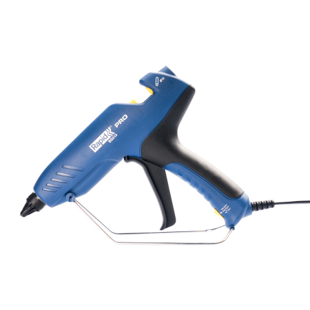 Rapid 5001490, Pistol profesional GlueGun PRO EG313, albastru, max 100W, debit 900g/h, 195°C, functional cu batoane de 12 mm [1]