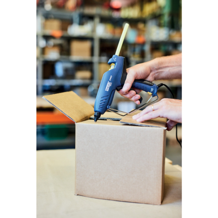 Rapid 5001490, Pistol profesional GlueGun PRO EG313, albastru, max 100W, debit 900g/h, 195°C, functional cu batoane de 12 mm [7]