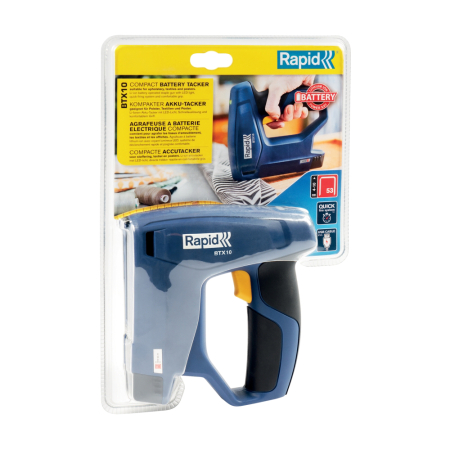 Rapid 5001496, Capsator electric cu acumulator BTX10, functional cu capse No.53, 4-10mm [10]
