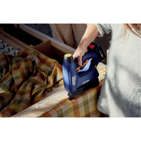 Rapid 5001506, P4A, Set pistol capsator cu acumulator si incarcator BTX553, functional cu capse No.53 si cuie No.8, Bosch Power for All Alliance [12]