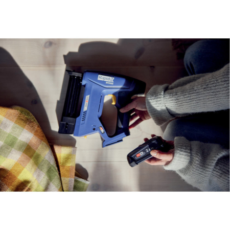 Rapid 5001506, P4A, Set pistol capsator cu acumulator si incarcator BTX553, functional cu capse No.53 si cuie No.8, Bosch Power for All Alliance [8]