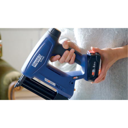 Rapid 5001506, P4A, Set pistol capsator cu acumulator si incarcator BTX553, functional cu capse No.53 si cuie No.8, Bosch Power for All Alliance [10]