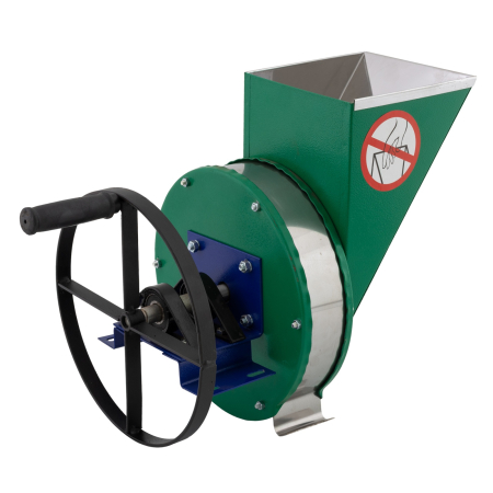 Razatoare fructe manuala, fulie atasare motor, Partial Inox Vinita, 200 kg/h [3]