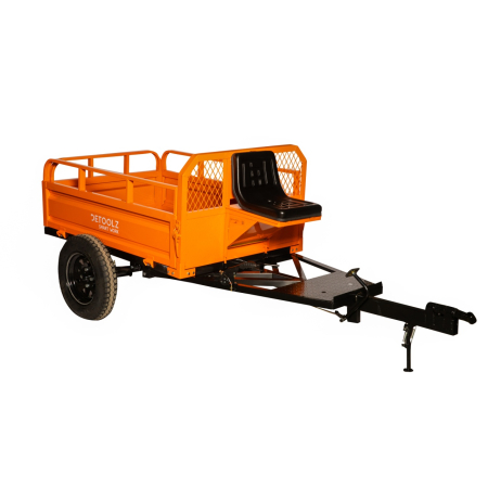 Remorca motocultor 600 Kg extensie inaltime 150 mm [9]