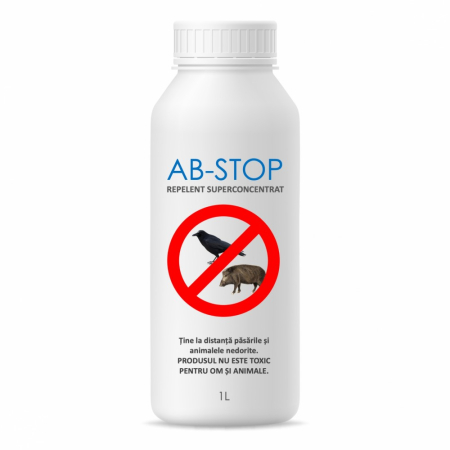 Repelente - Repelent sub formă de gel superconcentrat împotriva păsărilor și animalelor, AB-STOP