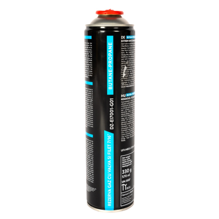 Rezerva gaz Detoolz 330g cu valva si filet 7/16" [2]