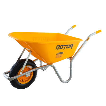 Constructii  - Roaba cuva din plastic 100 L , ROTOR RWB100-C