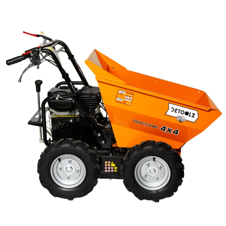 Roaba motorizata Detoolz, 7.5 CP, 212 cc, benzina 4T, capacitate cuva 300 Kg, 4 viteze [2]