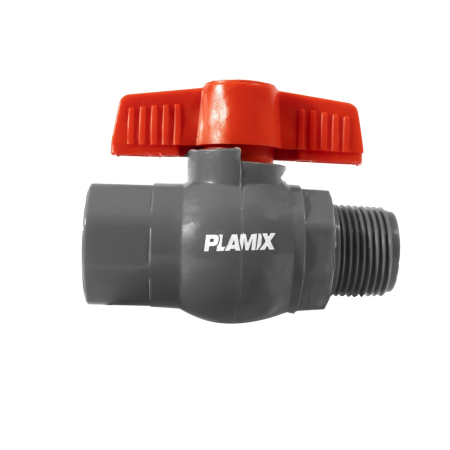 Robinet apa filet interior-exterior PLAMIX PVM - 1&quot; PVC [2]