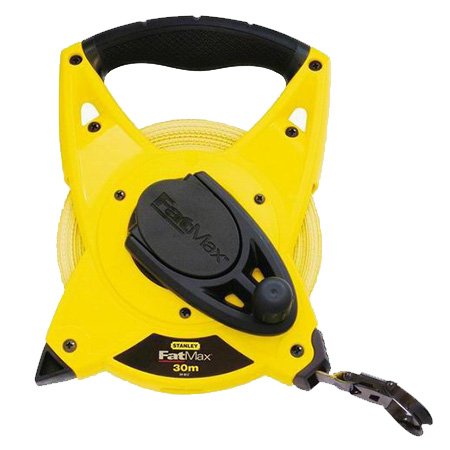 Scule de mana - RULETA LUNGA CU BANDA OTEL-FIBRA SI MANER 30M (FATMAX)