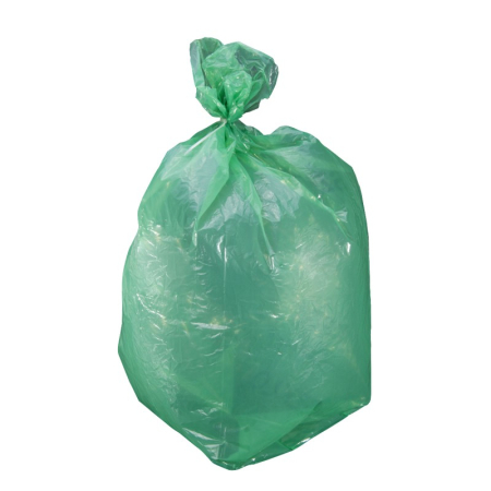 Casă - SACI MENAJ POLIETILENA 120L / VERDE, 10/SET