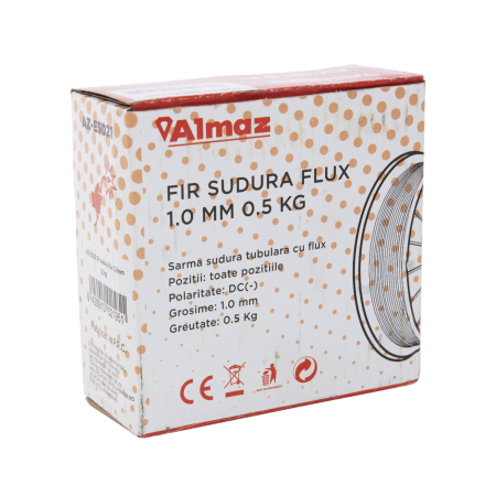 Sarma de sudura Almaz, cu flux, Ø1.0mm, greutate 0.5 Kg [2]