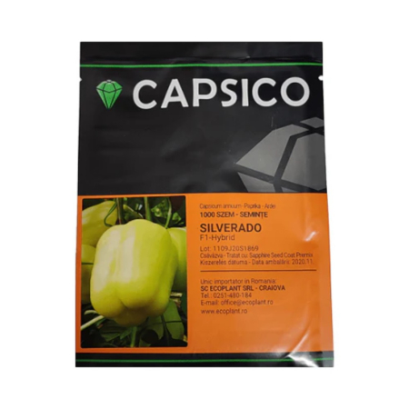 Ardei - Semințe ardei gras blocky, Silverado F1