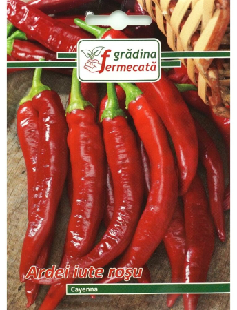 Semințe Hobby - Semințe ardei iute roșu Cayenna, 0.4 gr