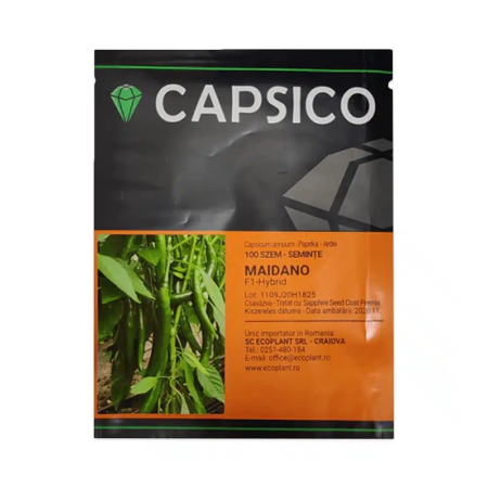 Seminţe și material săditor - Semințe ardei iute, verde scurt, Maidano F1