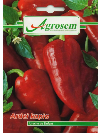 Seminţe și material săditor - Semințe ardei kapia Ureche de Elefant, 0,7 gr