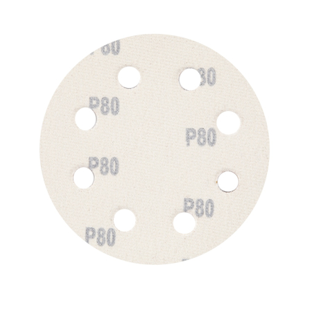 Set 10 hartie abraziva P80 8gauri 180mm [2]