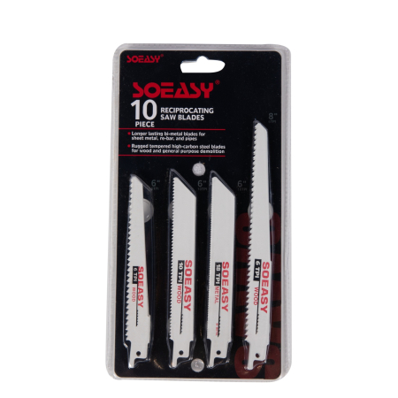 Fierastraie electrice - Set 10 lame pendular sabie lemn si metal