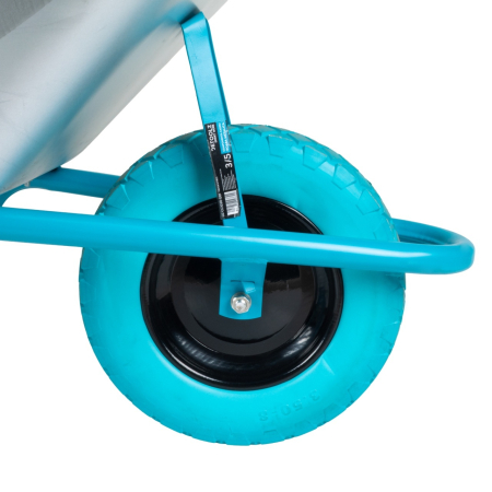 Set 10buc roaba metalica 85L otel zincat roata PU [2]