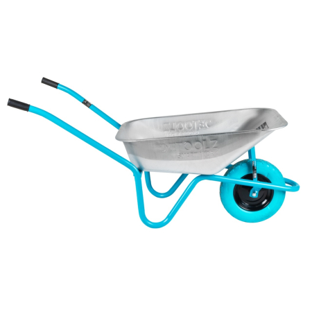 Set 10buc roaba metalica 85L otel zincat roata PU [1]