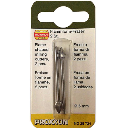 Set 2 freze din aliaj de otel-wolfram-vanadiu, Proxxon 28724 [2]