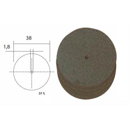 Set 25 discuri din corindon, 38mm, Proxxon 28821 [1]