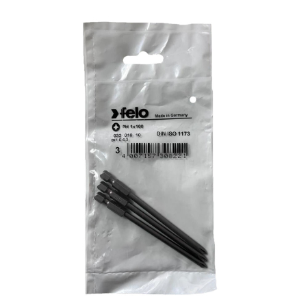 Gradinarit  - Set 3 biti Felo, seria Industrial profil Philips, E6.3, PH1, 100mm