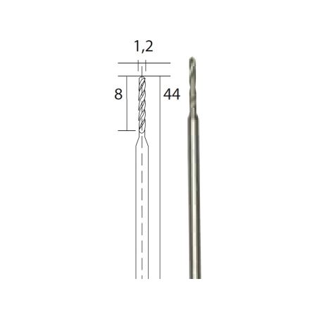 Set 3 burghie HSS, 1.2mm, Proxxon 28856 [1]