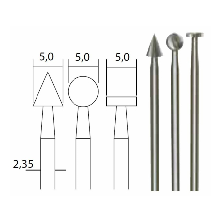 Set 3 freze din aliaj de otel-wolfram-vanadiu, Proxxon 28720 [1]