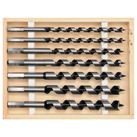 Consumabile si accesorii - SET BURGHIE LEMN SFREDEL 6-18MM  / 230MM - 7P.