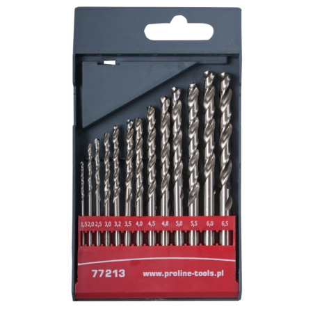 Metal - SET BURGHIE METAL HSS 135° IN CASETA 1.5-6.5MM - 13P.