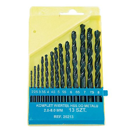 Metal - SET BURGHIE METAL HSS IN CASETA 1.5-6.5MM - 13P.