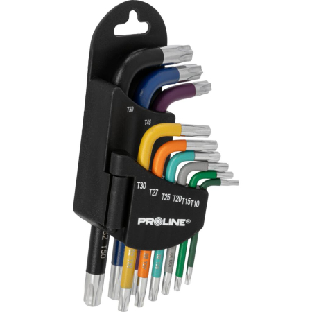 Scule de mana - SET CHEI NEGATIVE TORX CR-VA S2 T10-T50 - 9P.