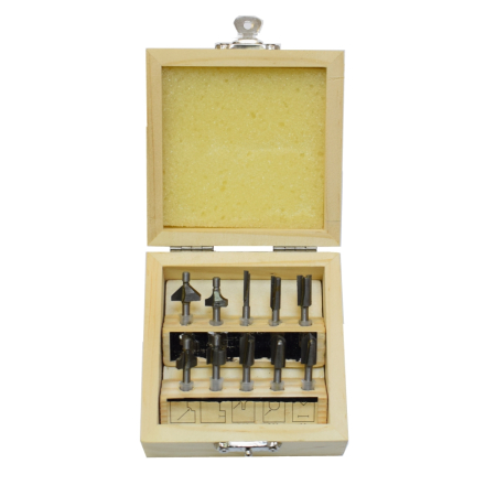 Set de 10 freze pentru profilat, ax 3.2mm, Proxxon 29020 [1]