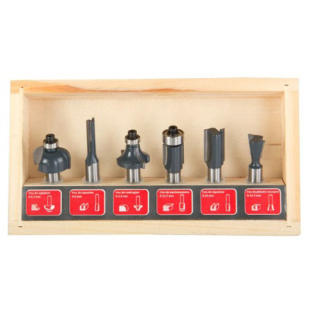 Consumabile si accesorii - SET FREZE TAMPLARIE SPECIALE - 6P.