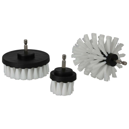 Accesorii diversificate - SET PERII CURATARE CU TIJA ADAPTOARE - MOALE, 3/SET