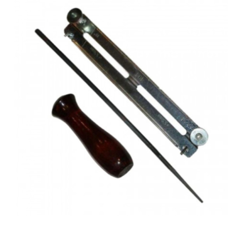 Întreținere casă și fermă - Set pila lant drujba cu suport 5/32&quot;(4.0mm)*8&quot;(L)