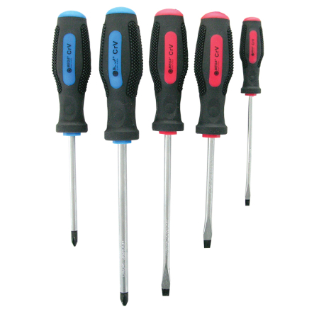 Scule de mana - SET SURUBELNITE CR-VA MANER CAUCIUC - 5P.