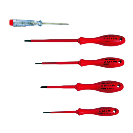 Scule de mana - SET SURUBELNITE IZOLATE PVC + TESTER - 5P.