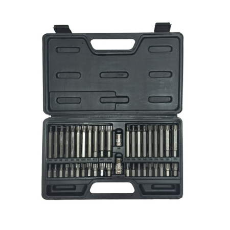 Scule de mana - SET VARFURI DINTATE/TORX CR-VA S2 - 42P.