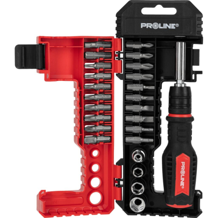 Scule de mana - SET VARFURI SI TUBULARE CU SURUBELNITA - 25P.