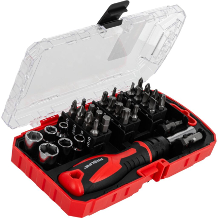 Scule de mana - SET VARFURI SI TUBULARE CU SURUBELNITA - 33P.