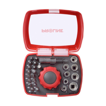 Scule de mana - SET VARFURI SI TUBULARE CU SURUBELNITA CLICHET - 27P.