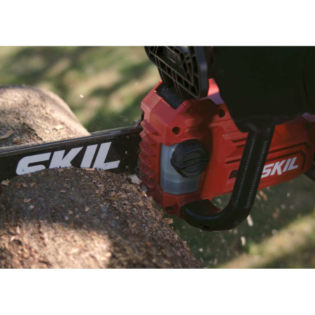 SKIL 0534 AA Fierastrau electric (drujba) Brushless, viteza 7.9 m/s, lama 30 cm, Accu 4 Ah si incarcator [11]