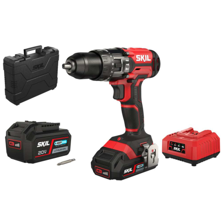 Întreținere casă și fermă - SKIL 3020 HC Masina de gaurit cu percutie 0-420/0-1450 rpm, 2xAccu, incarcator si geanta