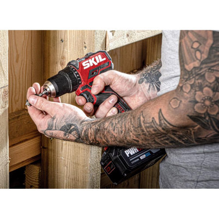 SKIL 3065 HA bormasina cu acumulator compact Brushless, turatie 0-500/0-1800 /min, cuplu 60 nm, geanta de transport, incarcator si 2xAccu [12]